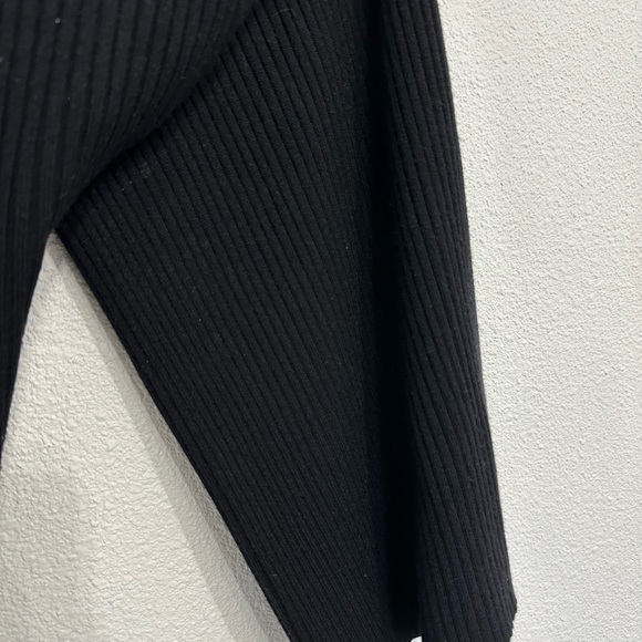 Splendid Black Ribbed knit lounge sweater pants - Picture 2 of 7